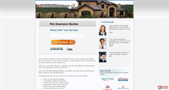 Desktop Screenshot of fireinsurancee.com