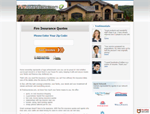 Tablet Screenshot of fireinsurancee.com